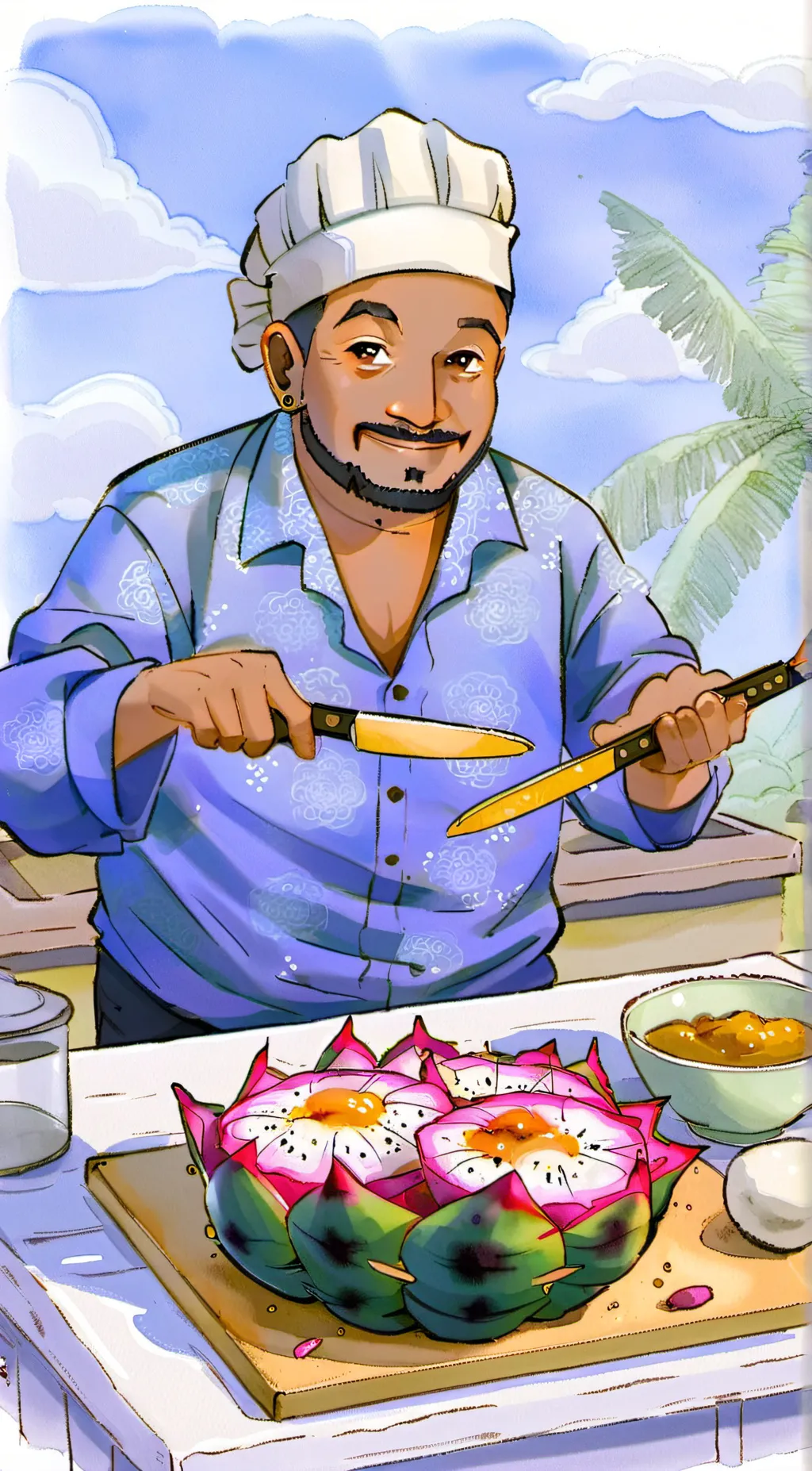 ai character: Ronny Thee background