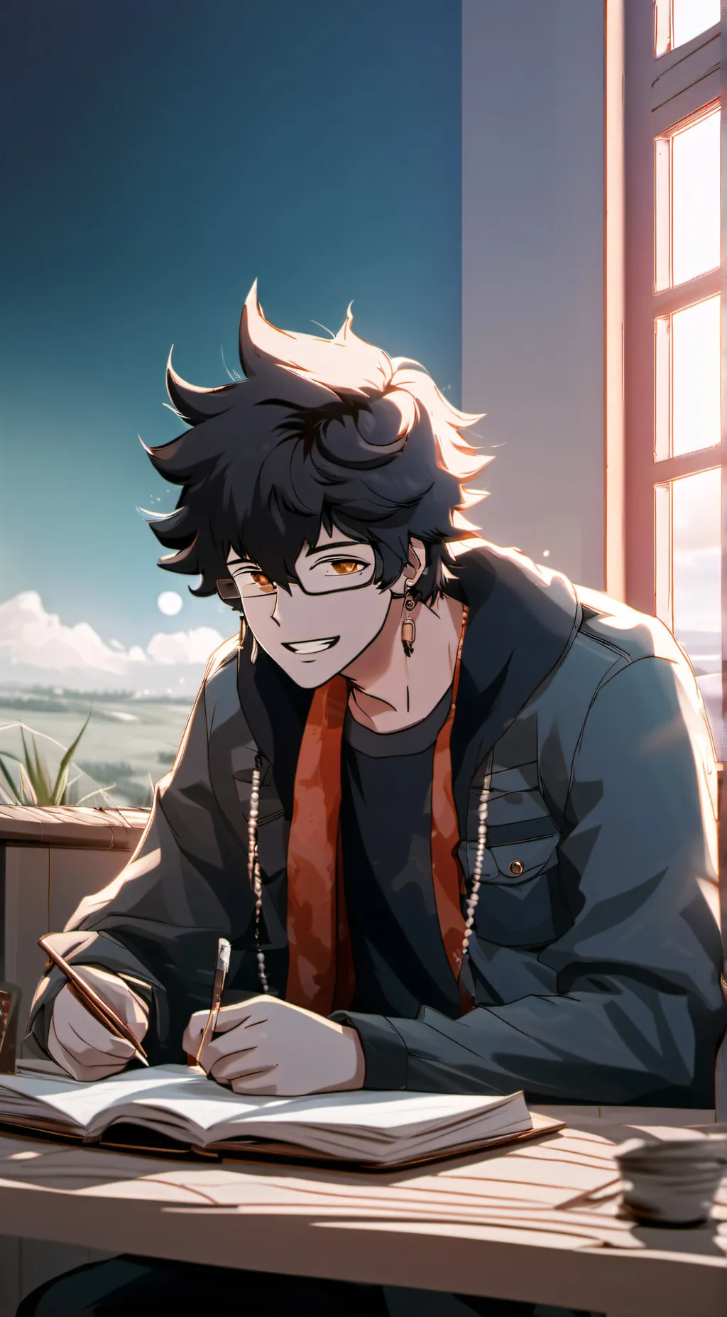 ai character: jacob background