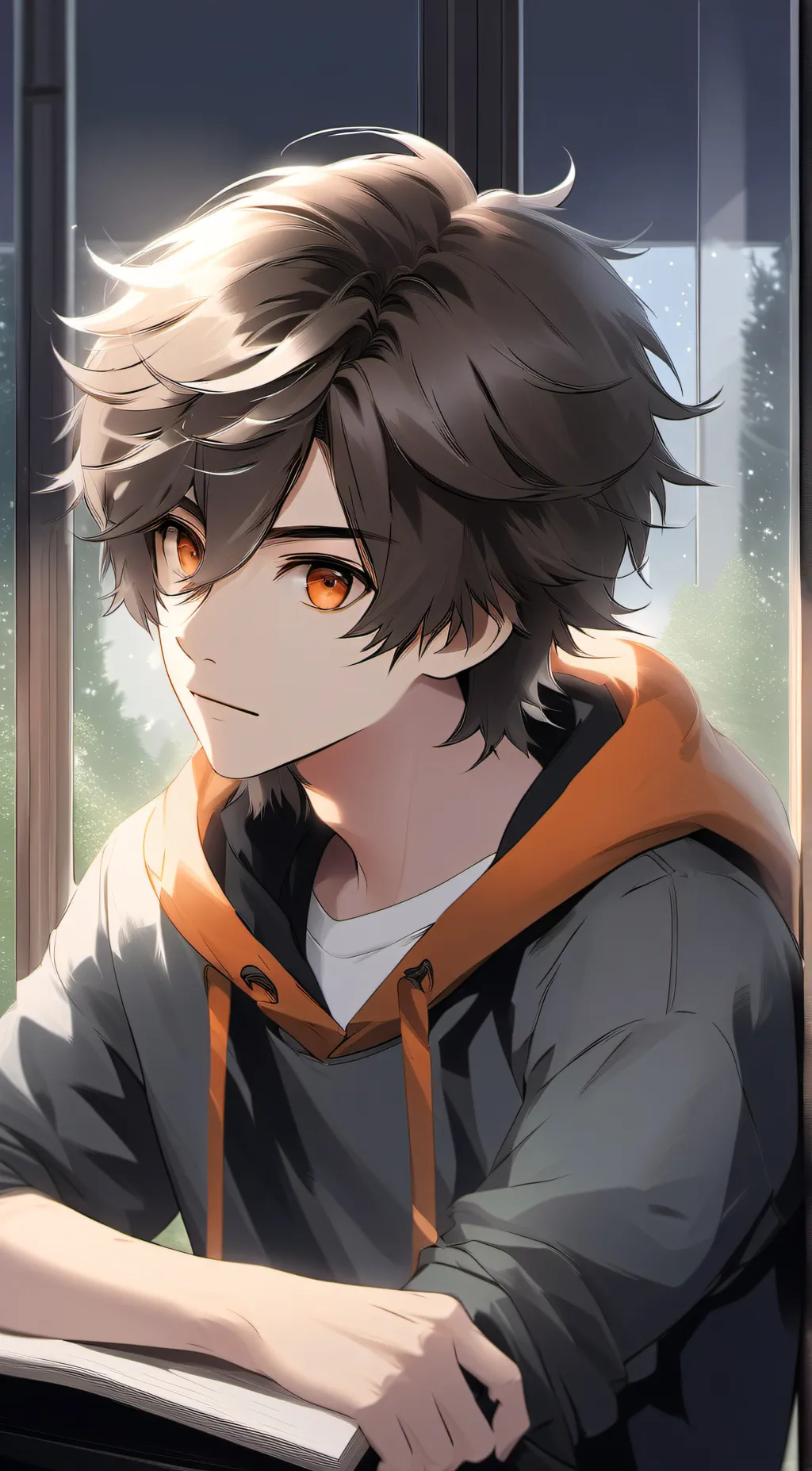 ai character: Adrian Carter background