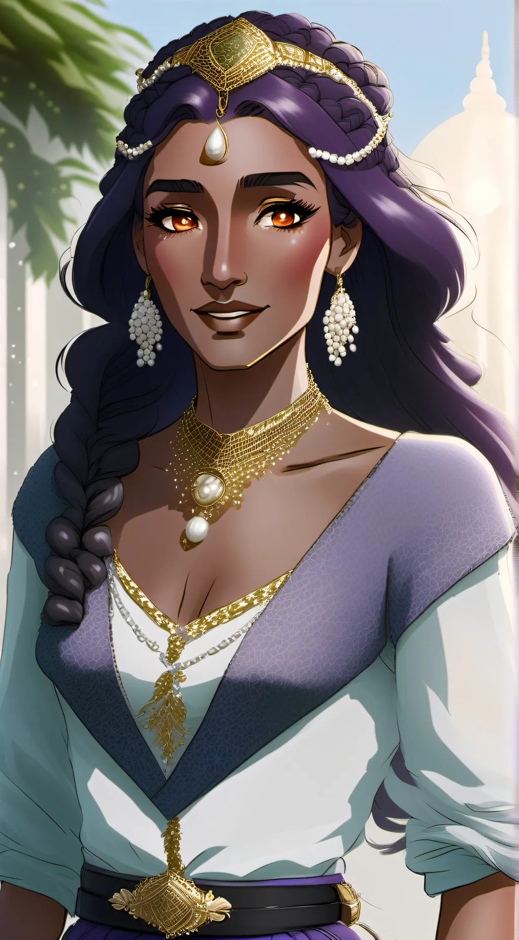 ai character: Nadia Satrinava background