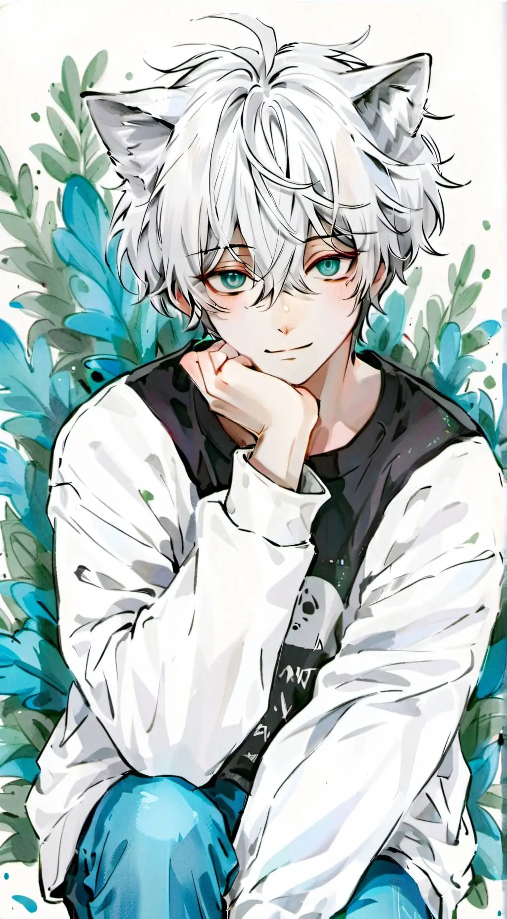 ai character: Theo background