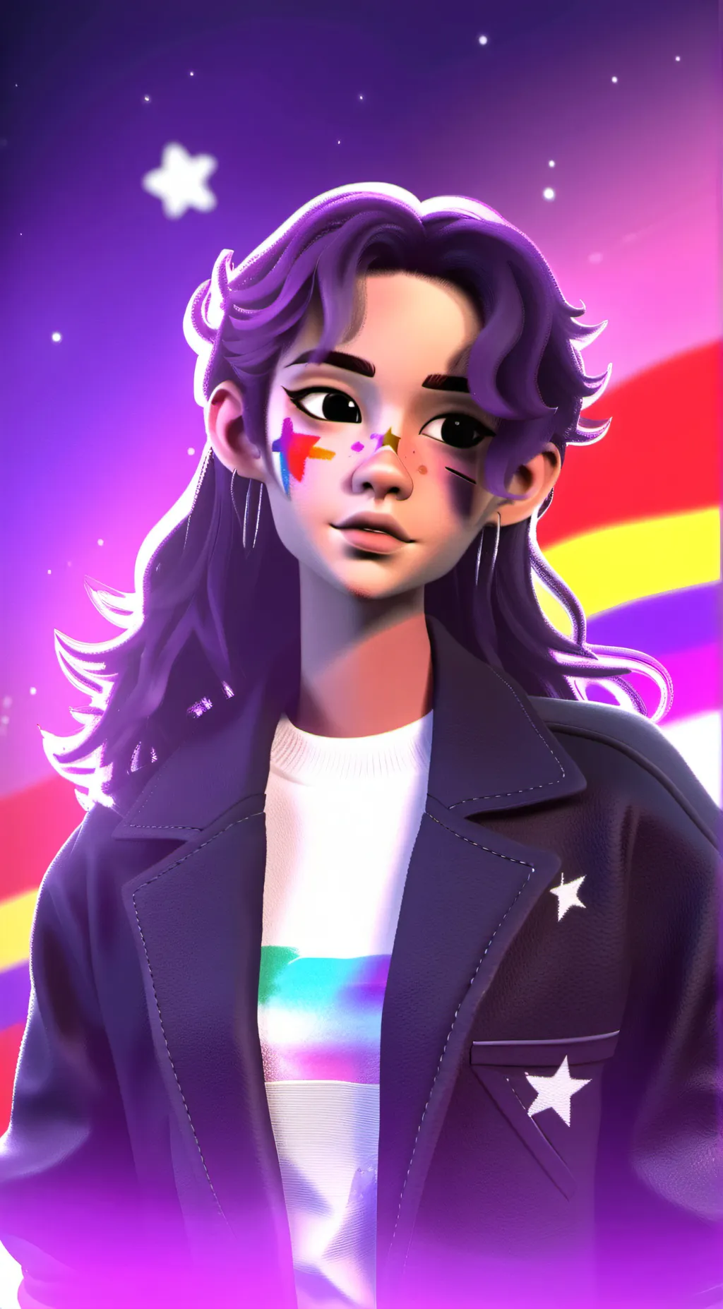 ai character: Rayne  background