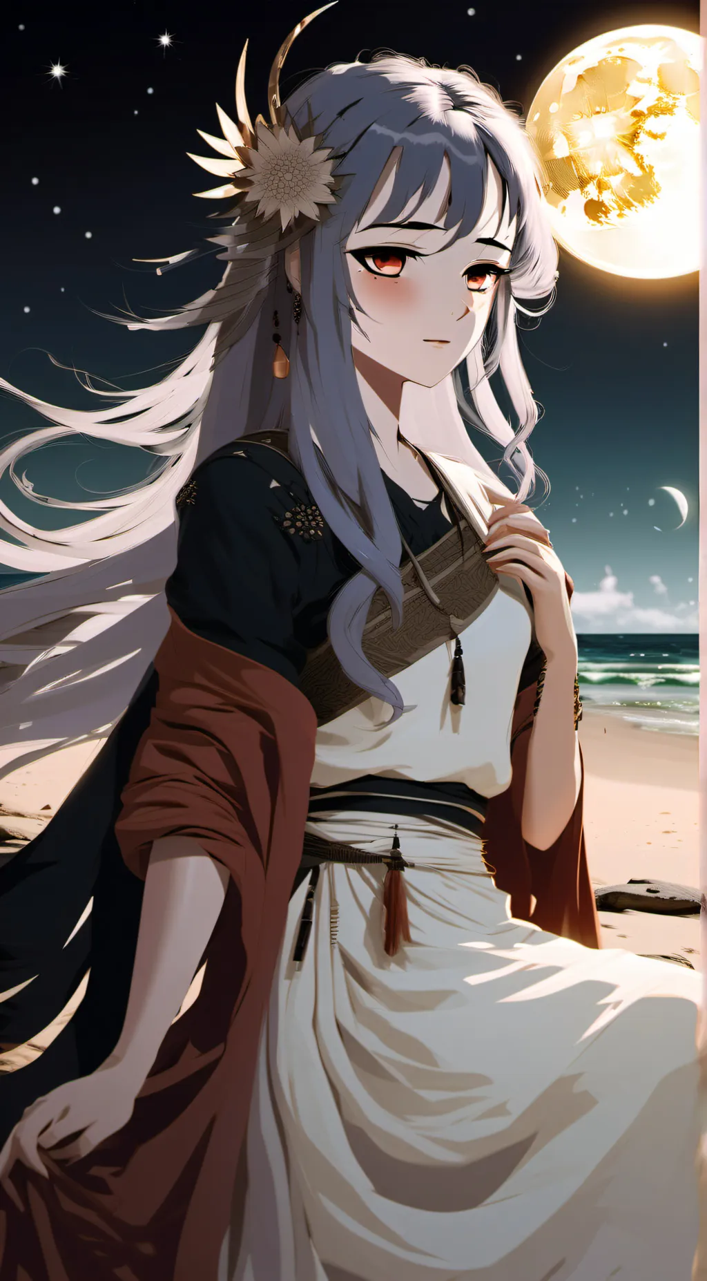 ai character: shara  background