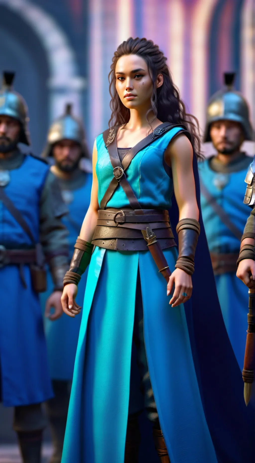 ai character: Lexa  background