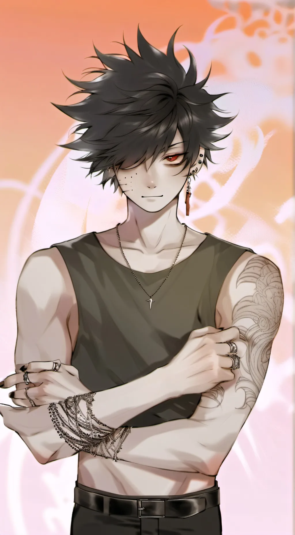 ai character: Emo bakugo  background