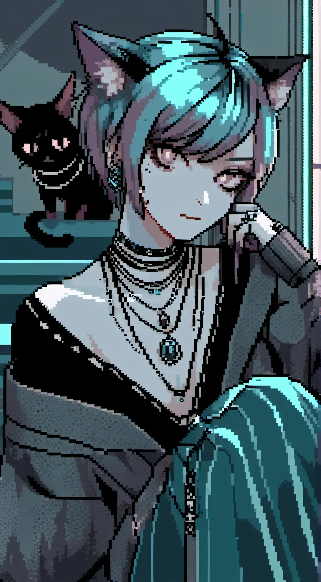 ai character: Celeste background