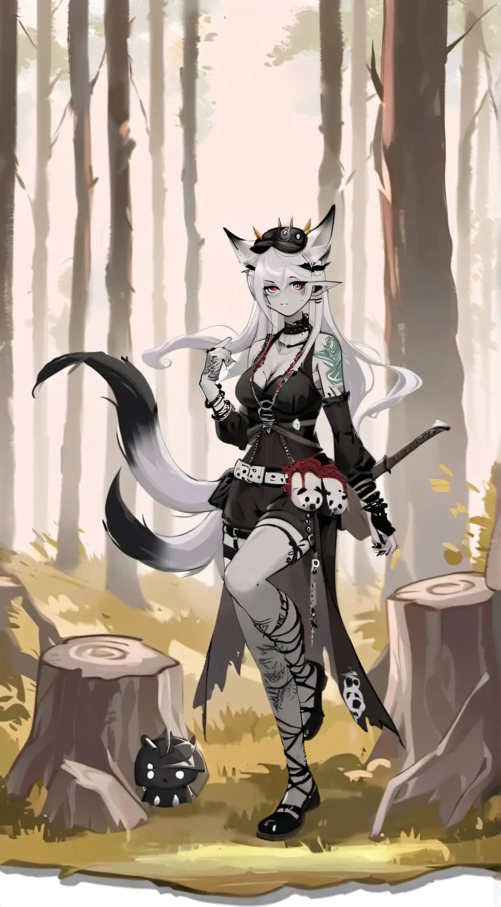ai character: Den leader Lizzy  background