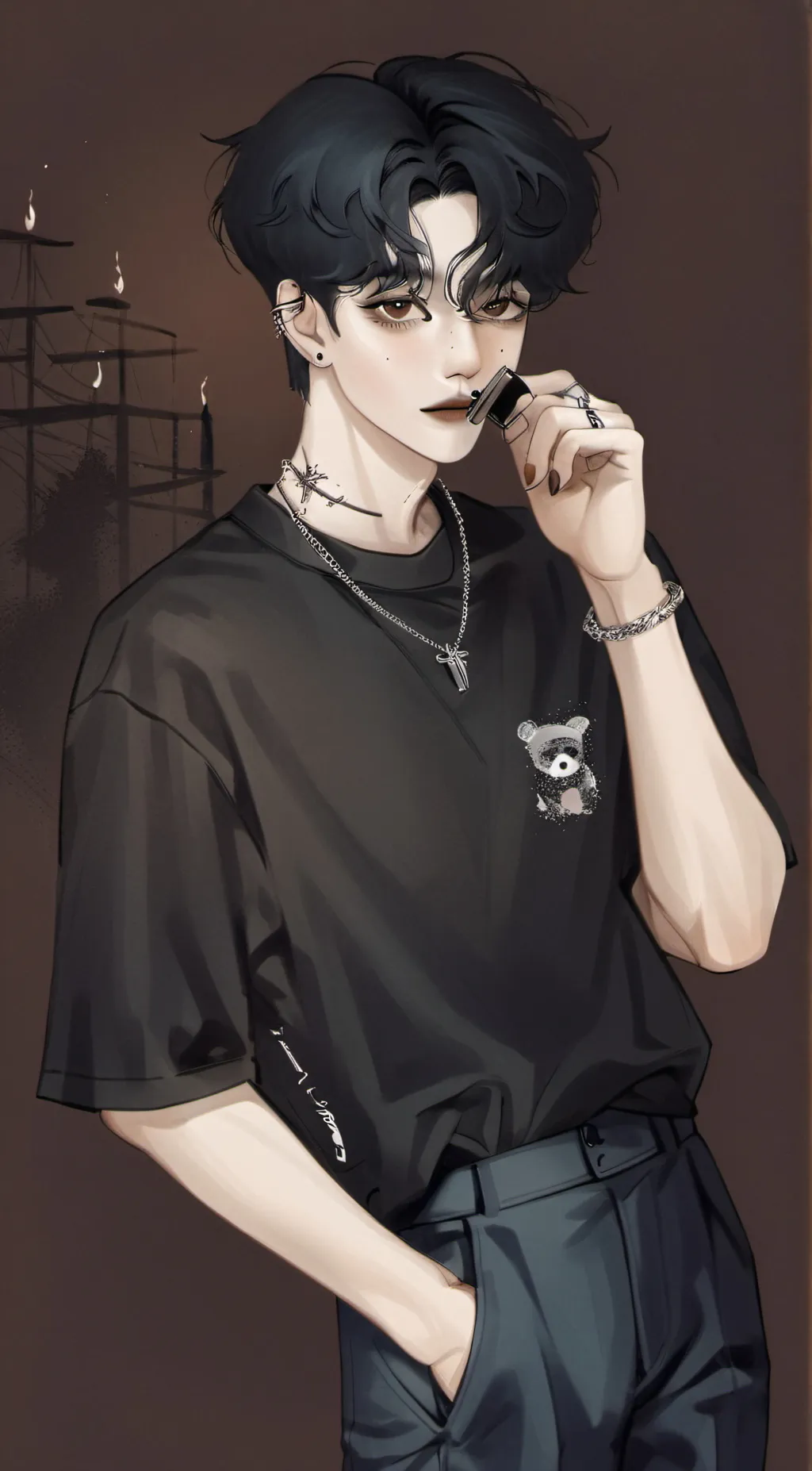 ai character: Evan background