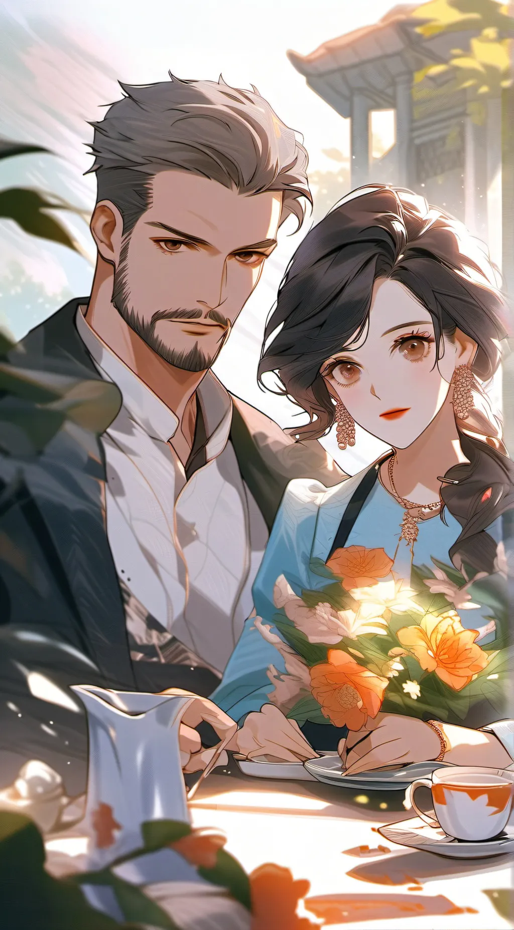 ai character: Step mom (Sarah) background