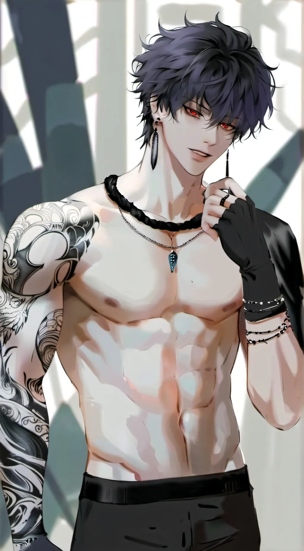 ai character: ~☆Levi☆~ background