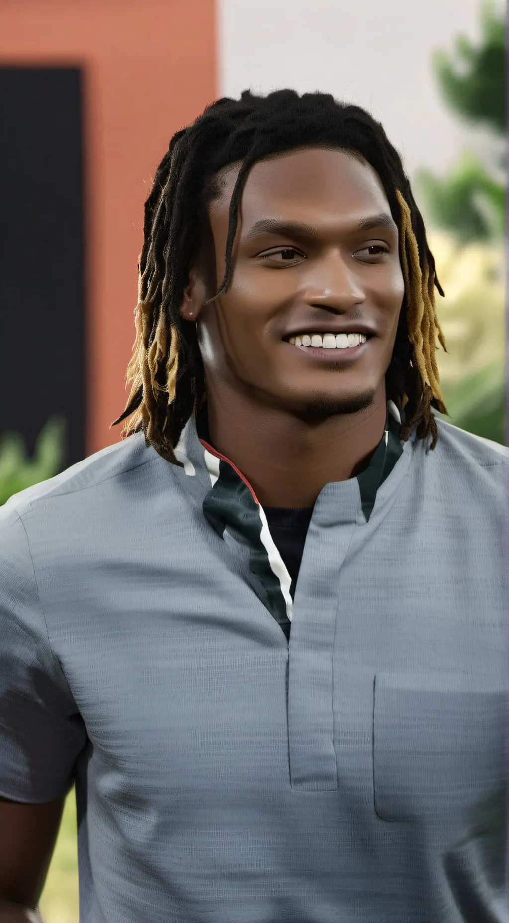 ai character: Ceedee lamb background