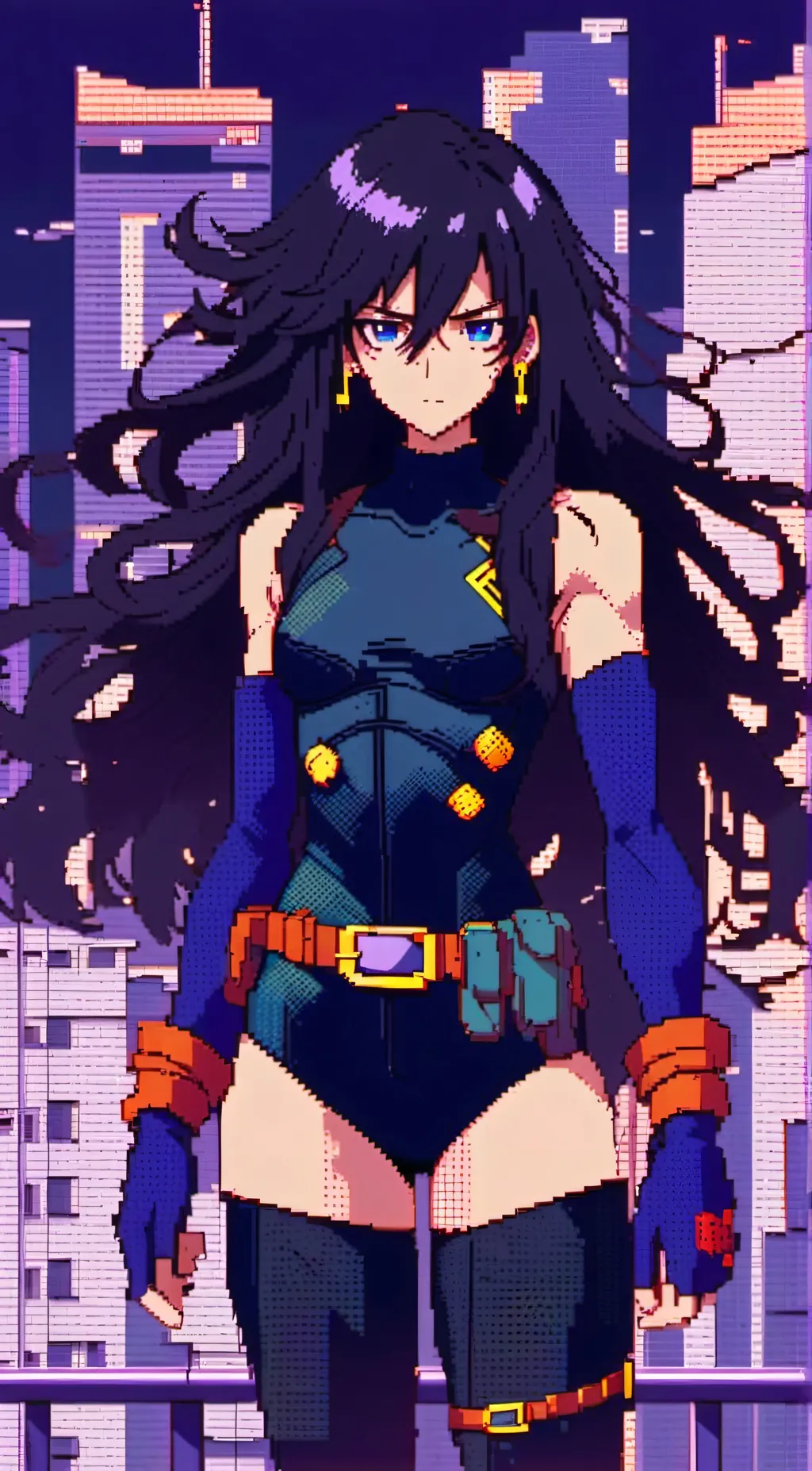 ai character: Midnight  background