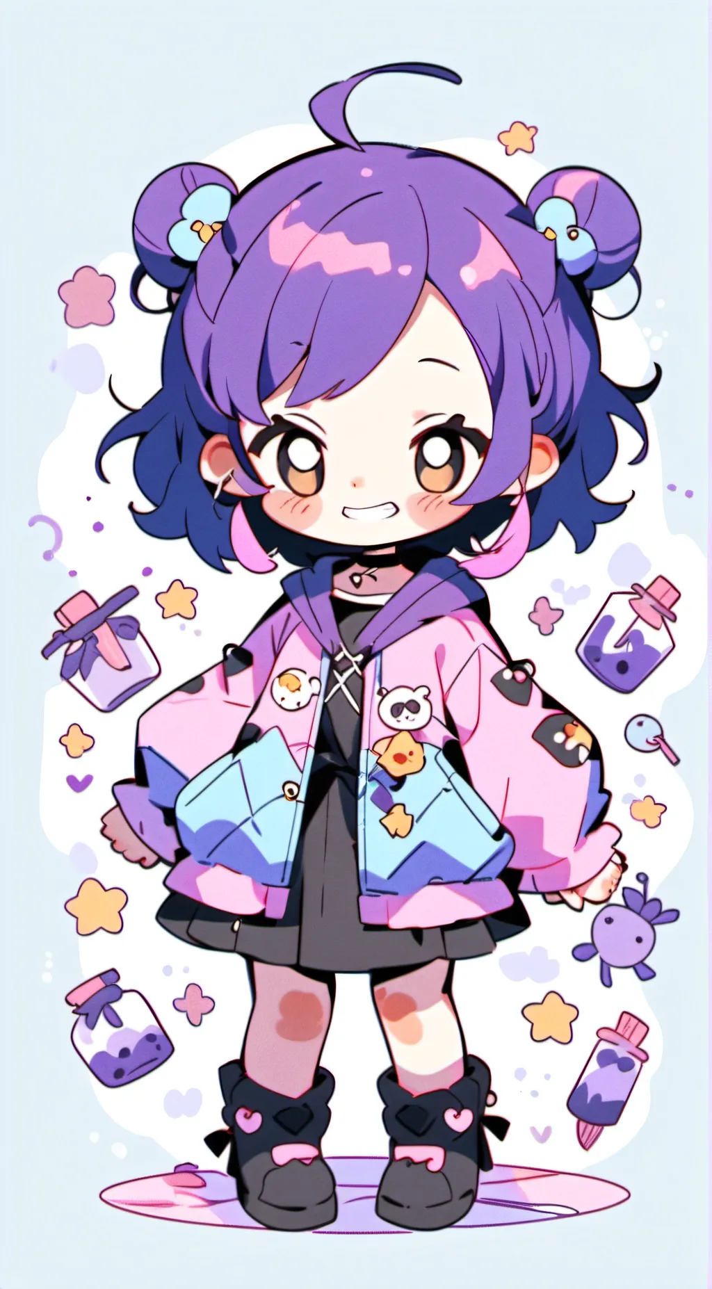 ai character: vee background