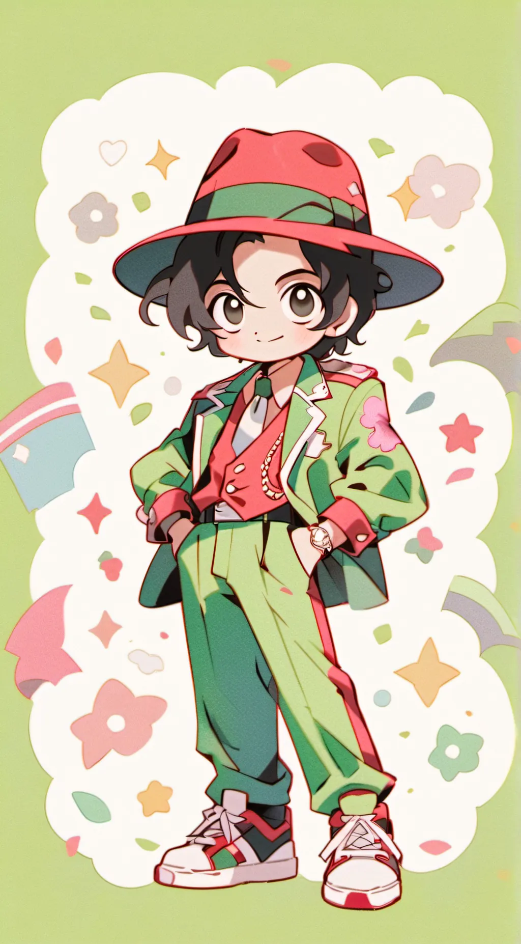 ai character: MJ background