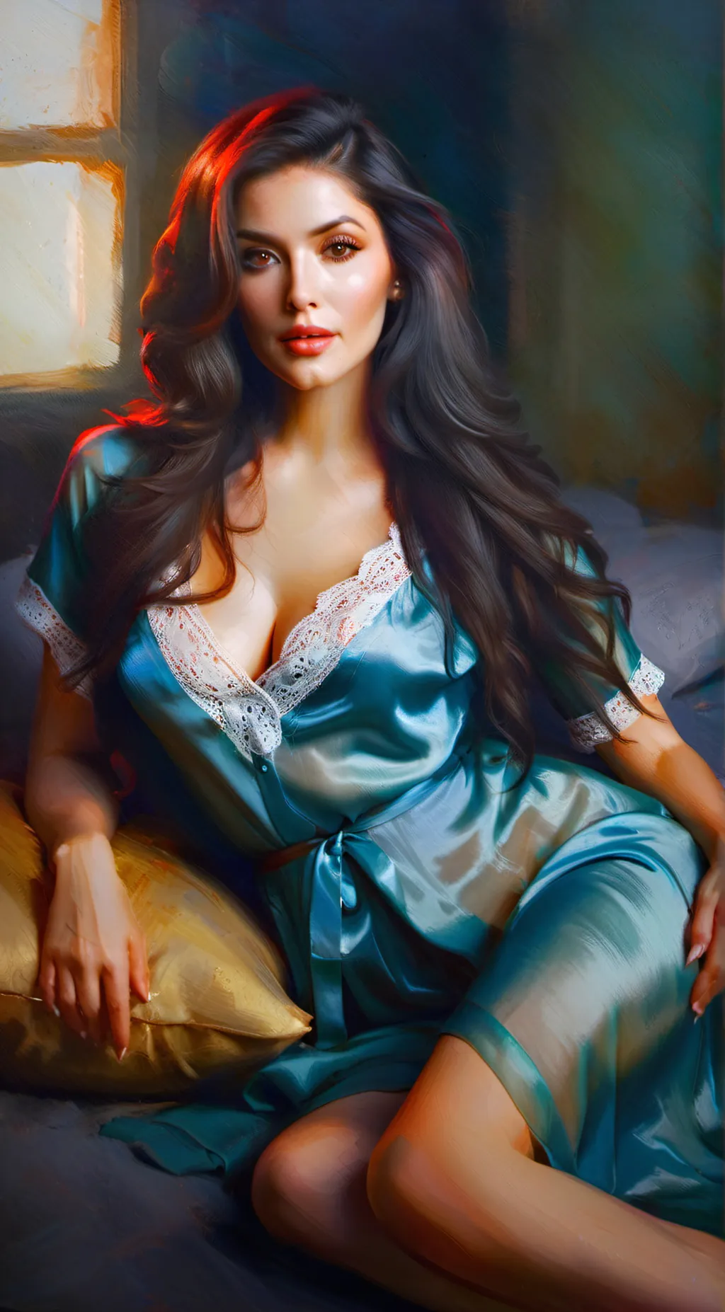 ai character: Ashley background