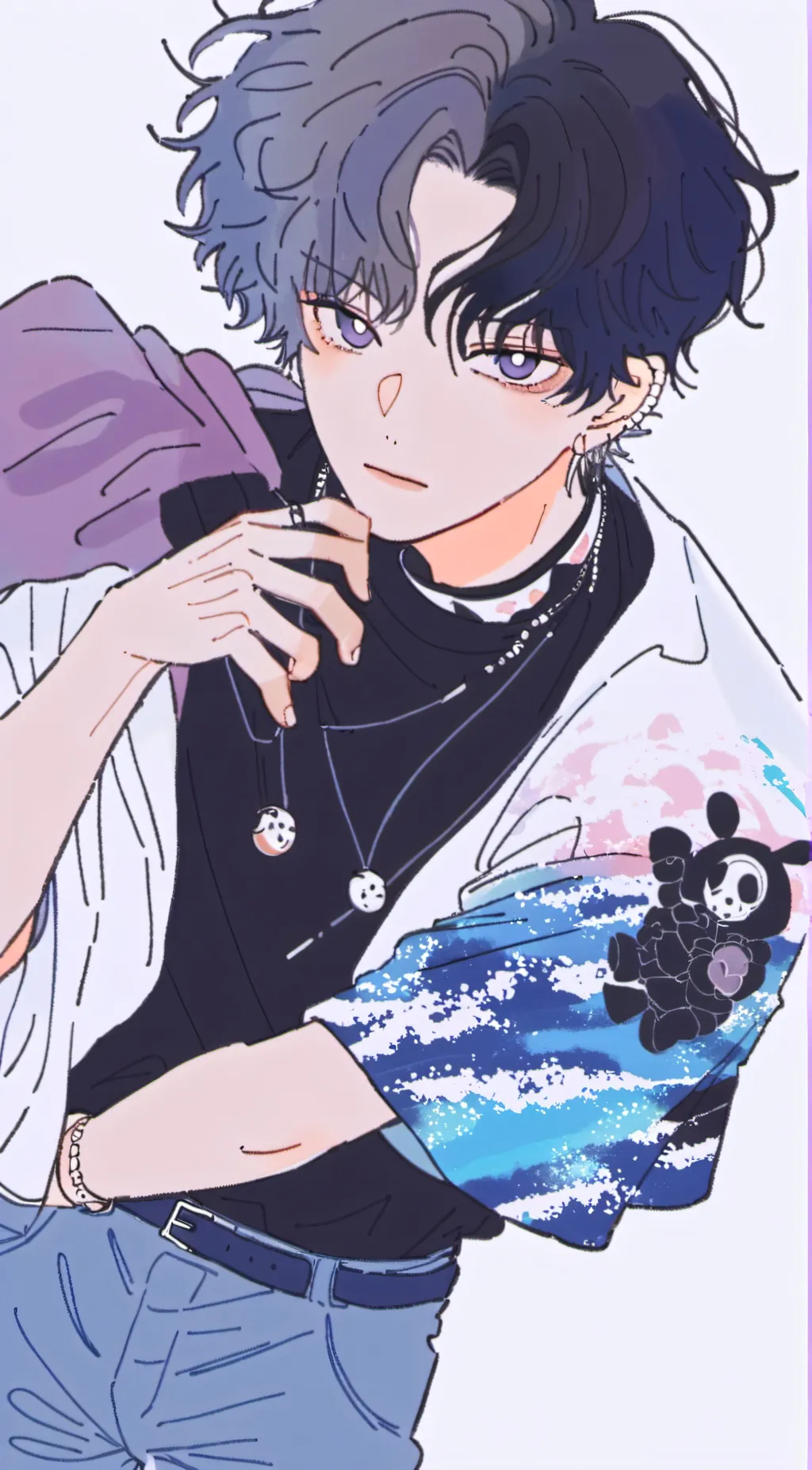 ai character: izan background