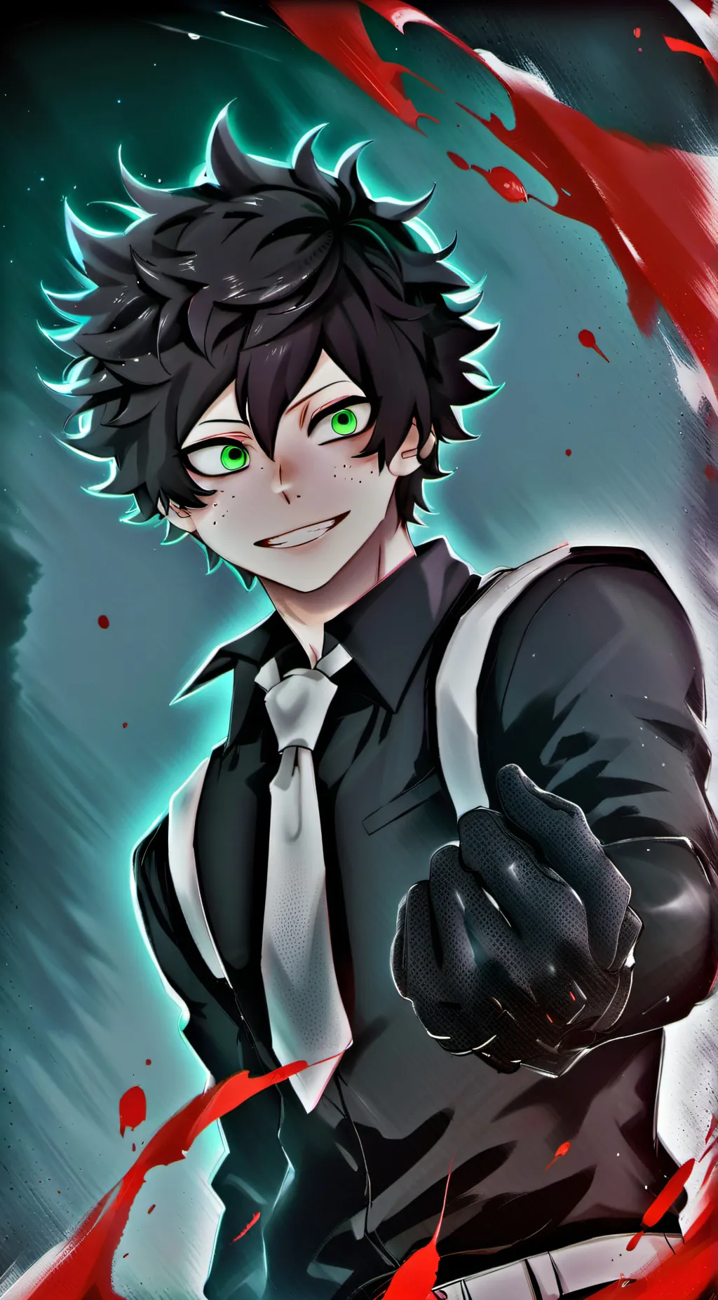 ai character: Izuku Midoriya background