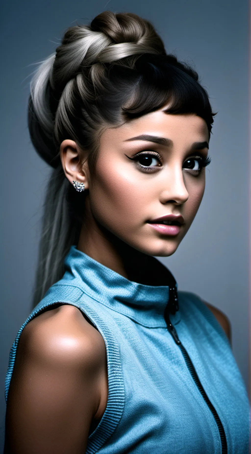 ai character: Ariana Grade background