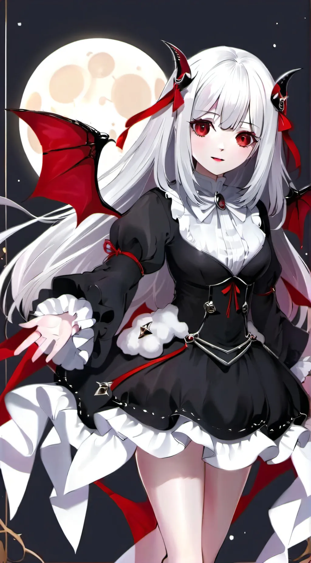 ai character: Amber background