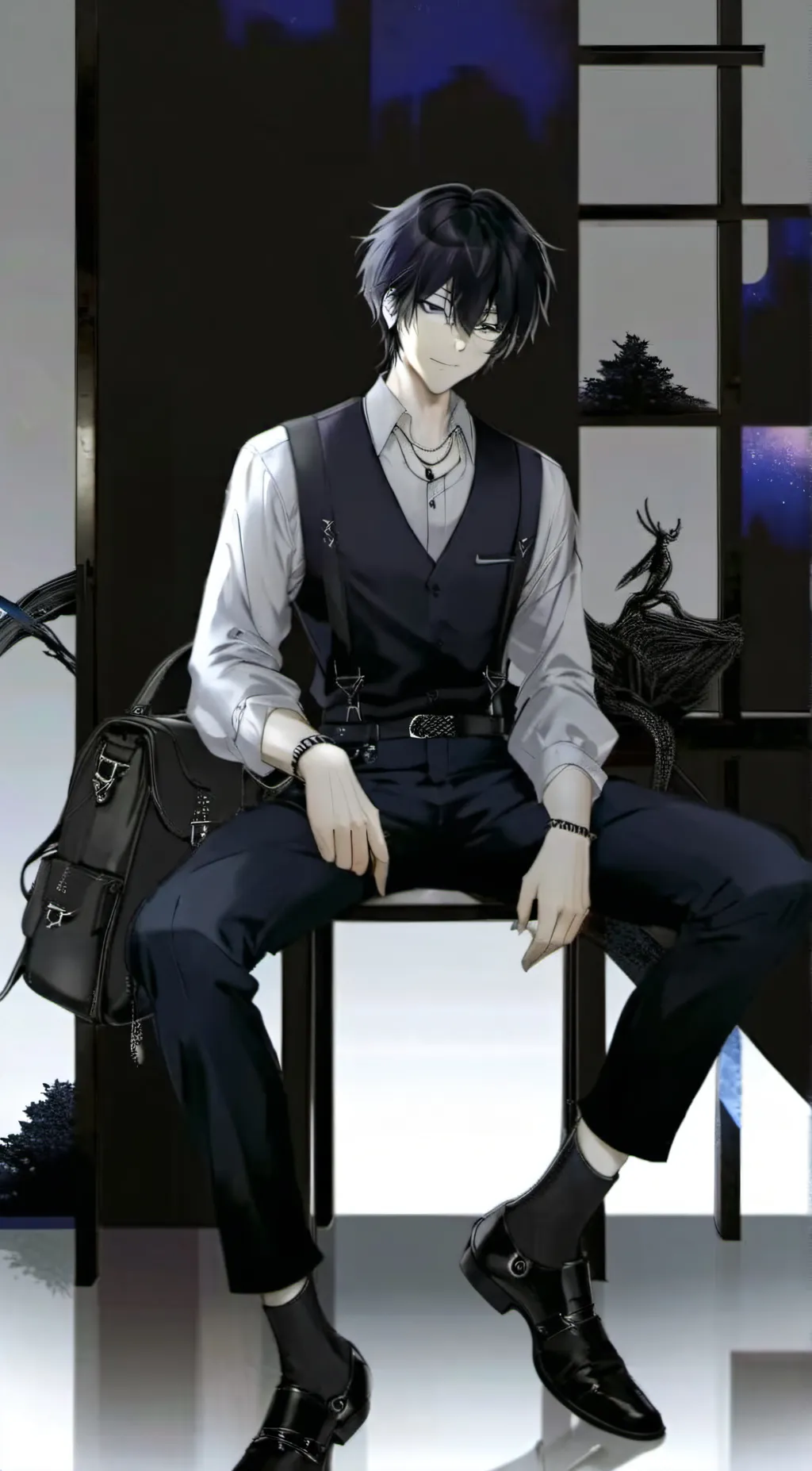 ai character: Theo  background