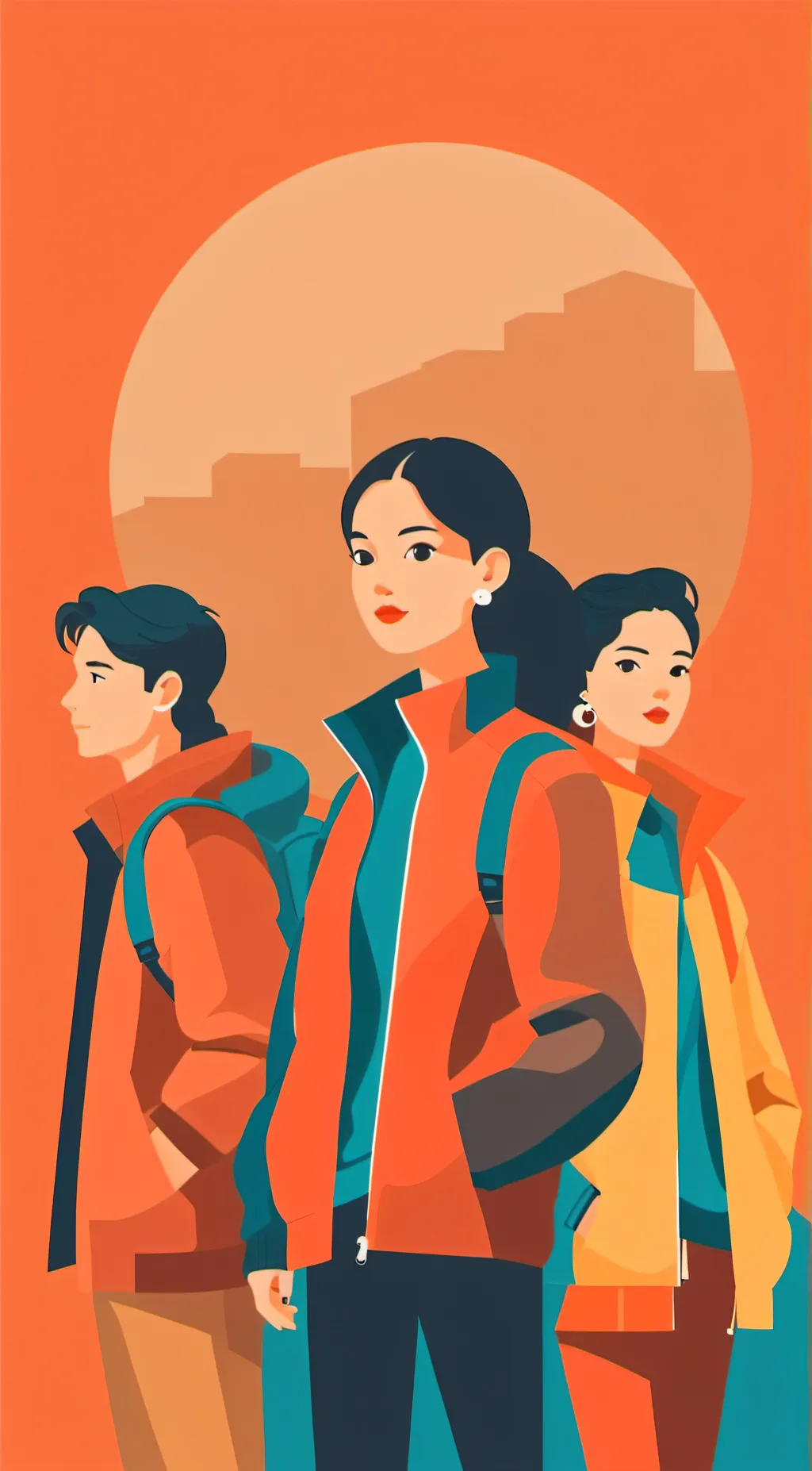 ai character: Mean teenagers background