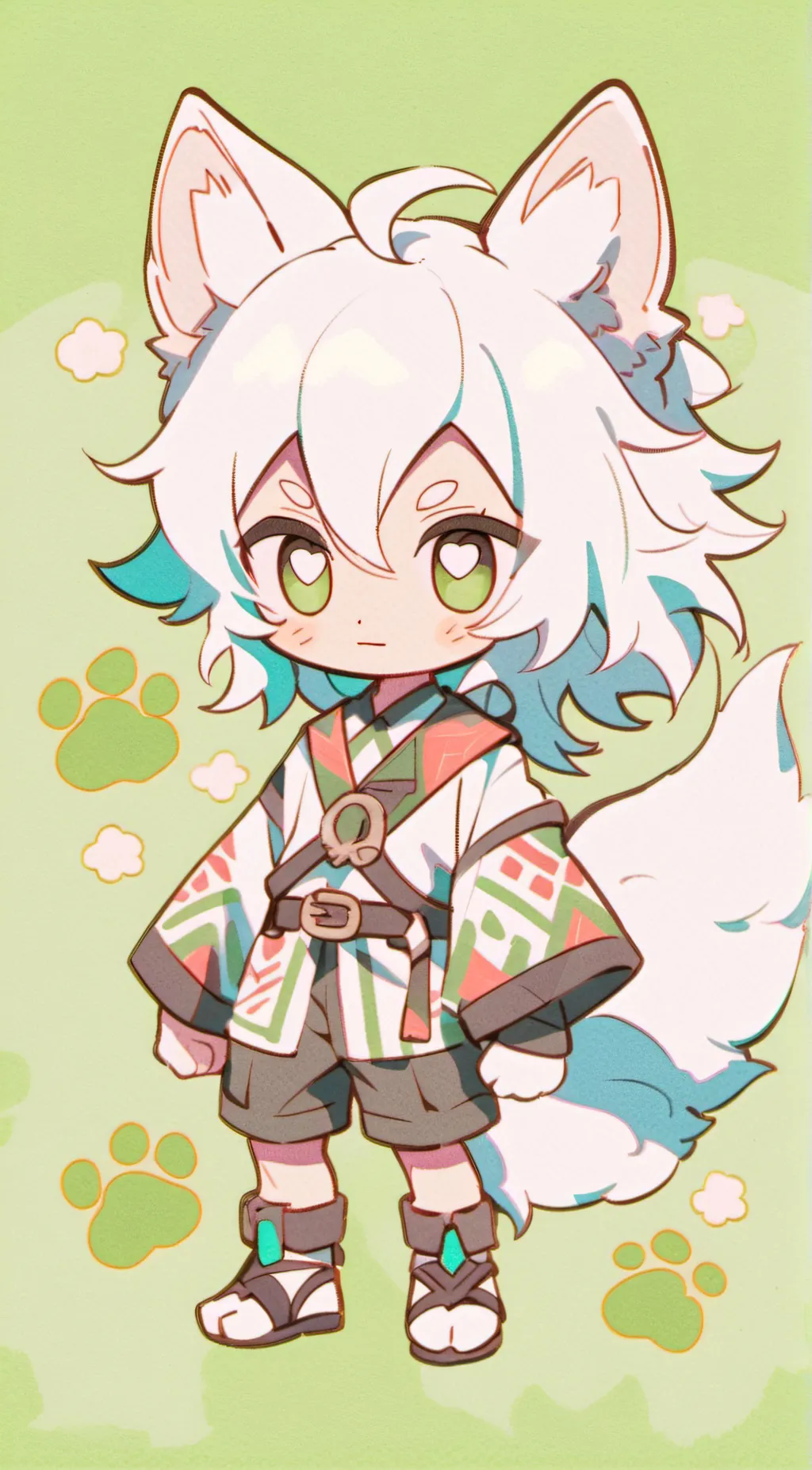 ai character: ‡Pixel‡ background