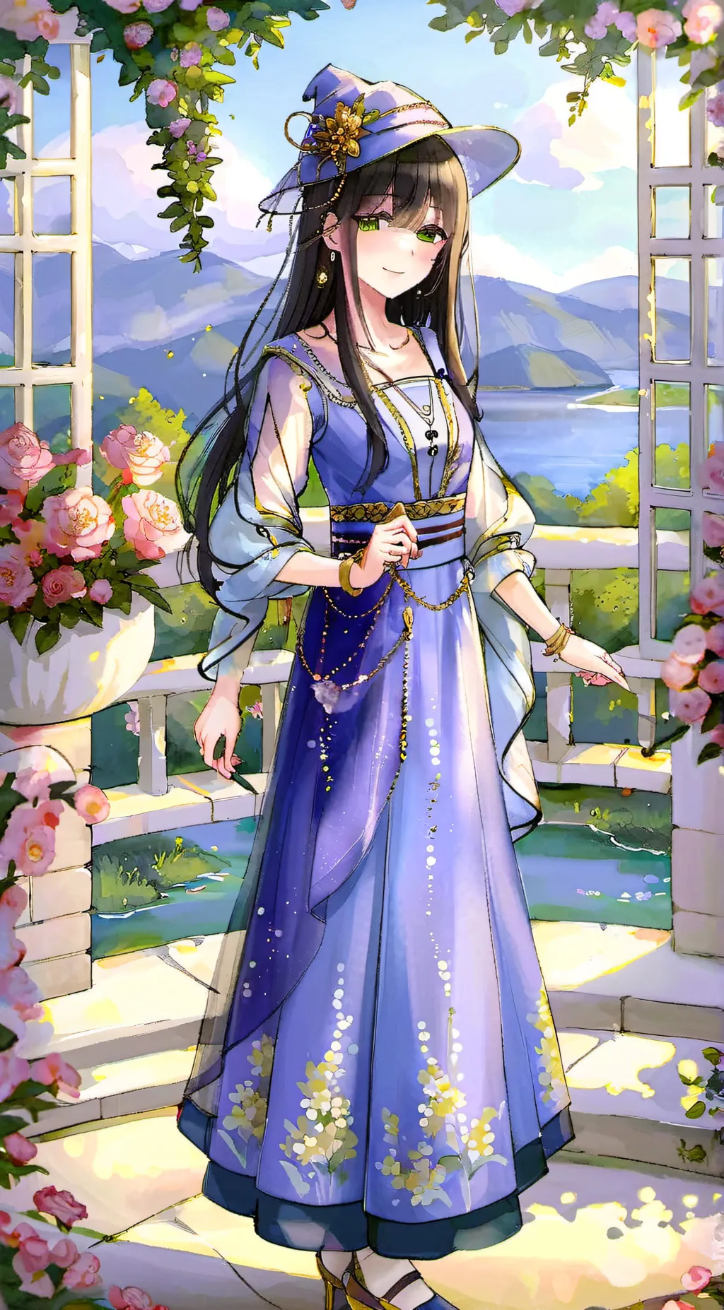 ai character: “Akane.” background
