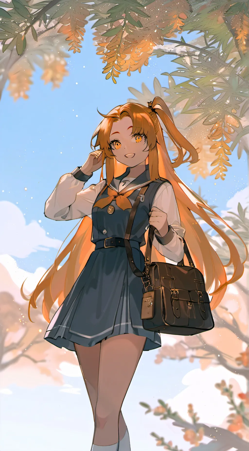 ai character: Osana  background