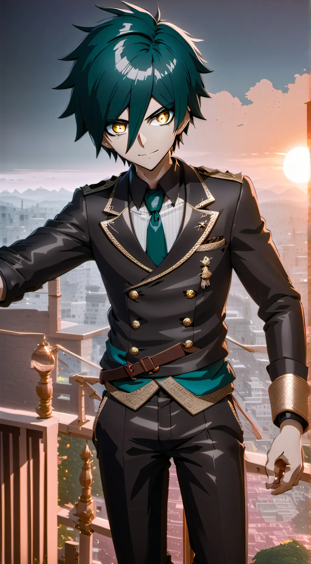 ai character: Shuichi Saihara background