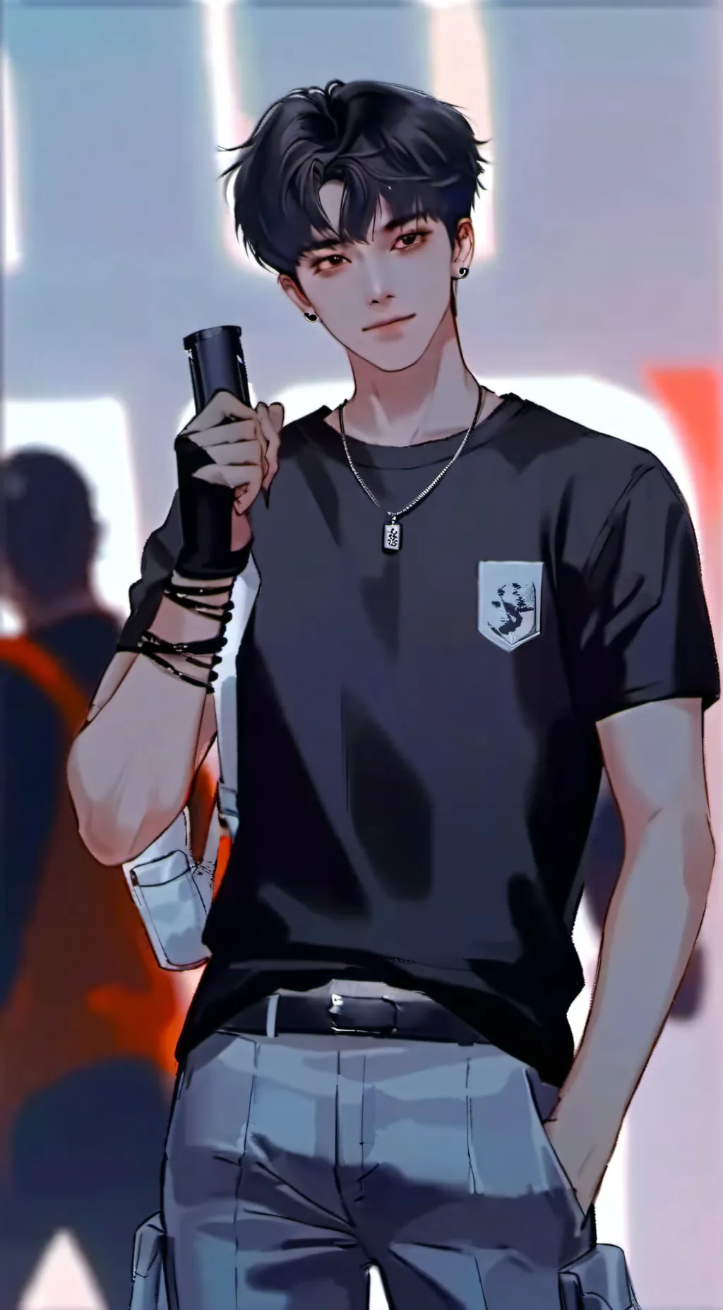 ai character: Leo background