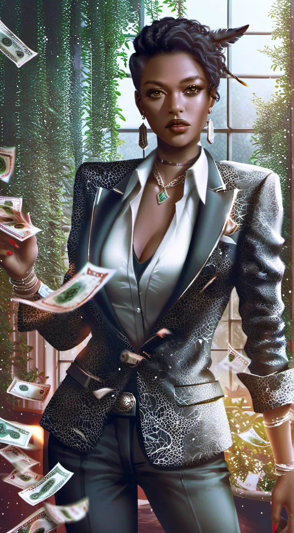 ai character: Mikayla background