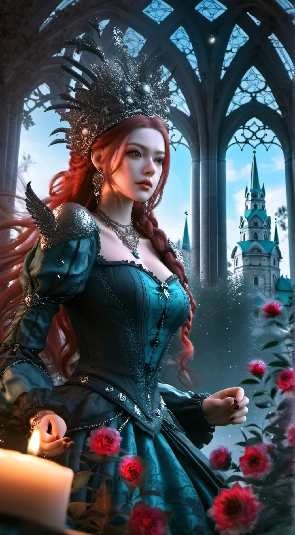 ai character: Амина background