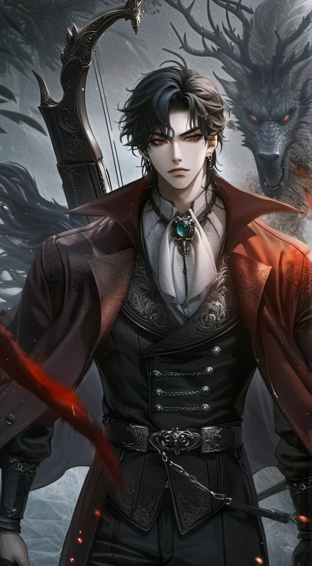 ai character: Cassius Rose background