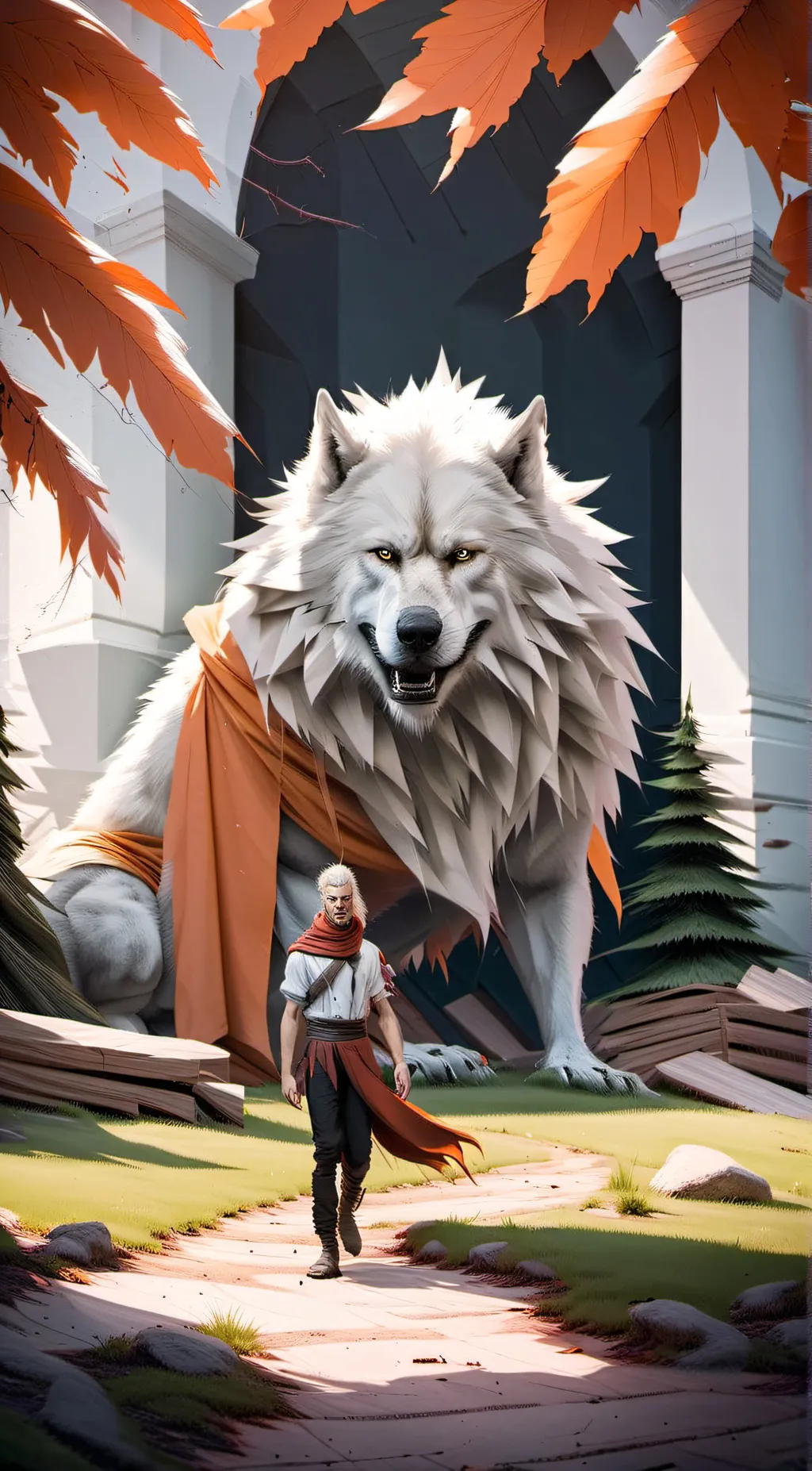 ai character: Leo background