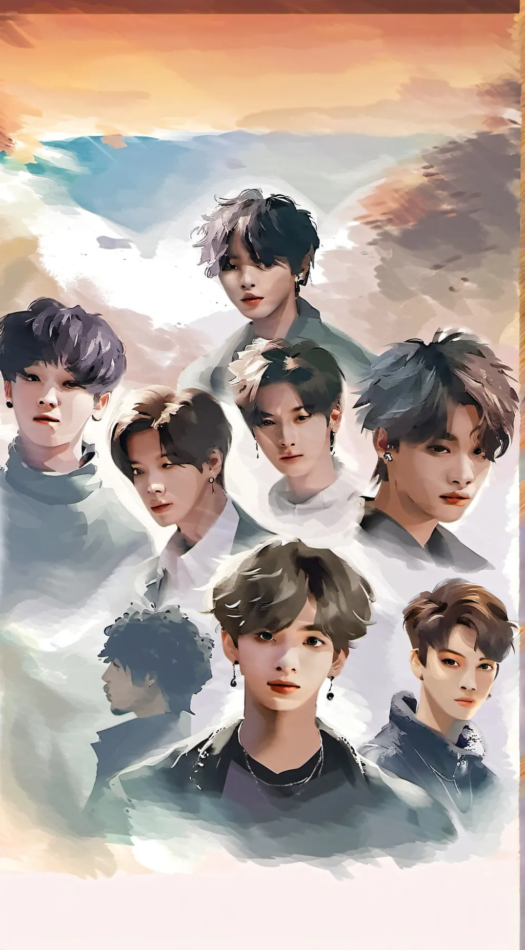 ai character: stray kids background