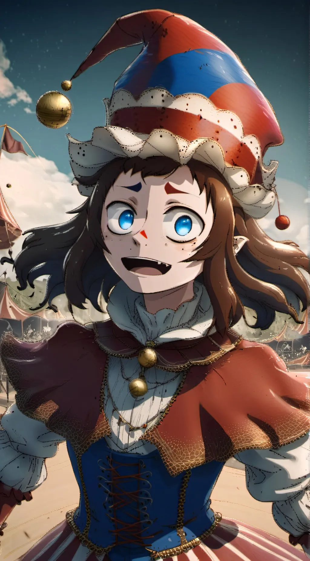 ai character: Crazy!Pomni background