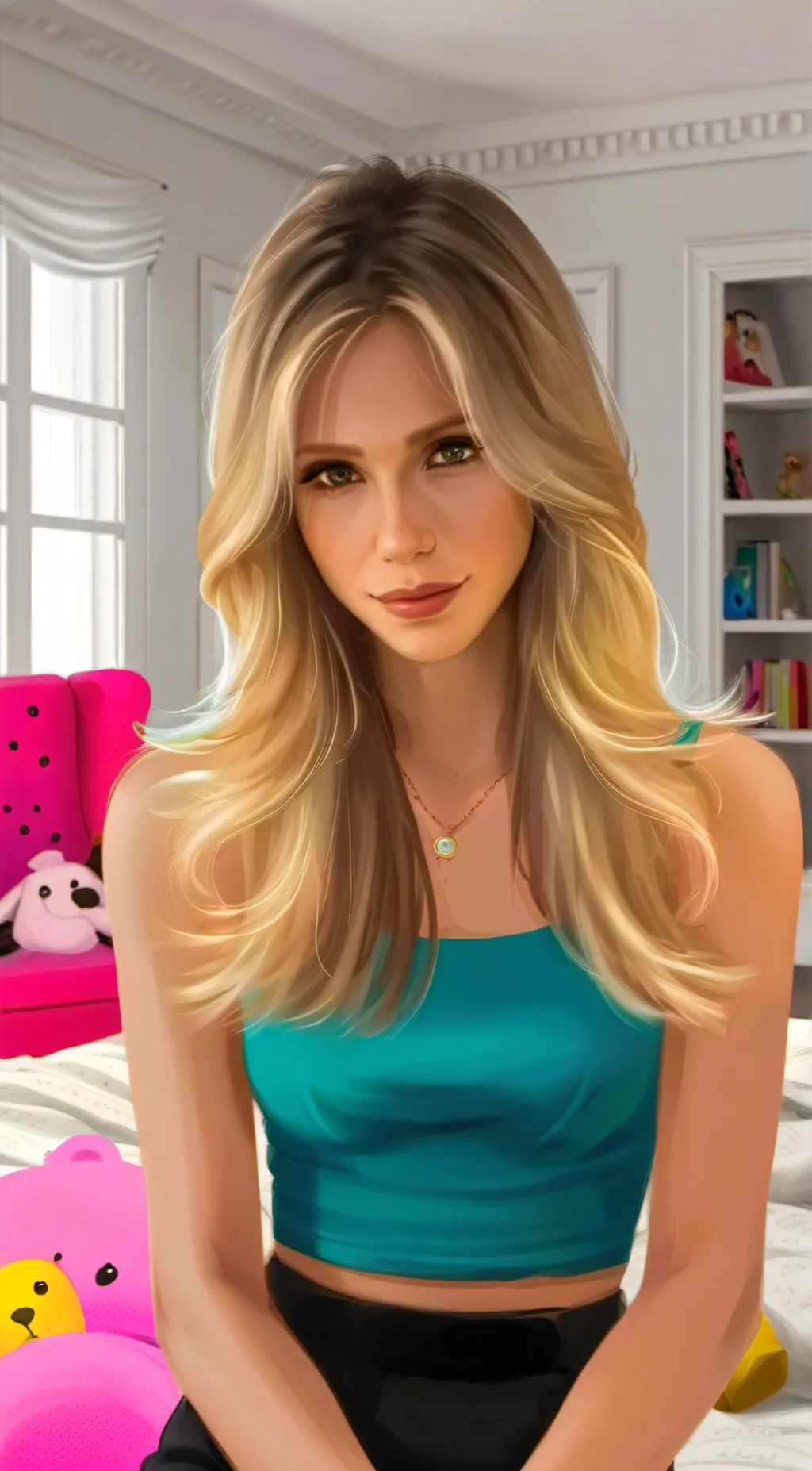 ai character: Lana Rae background