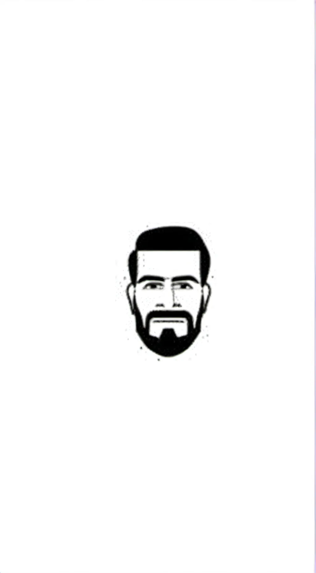 ai character: Man face background