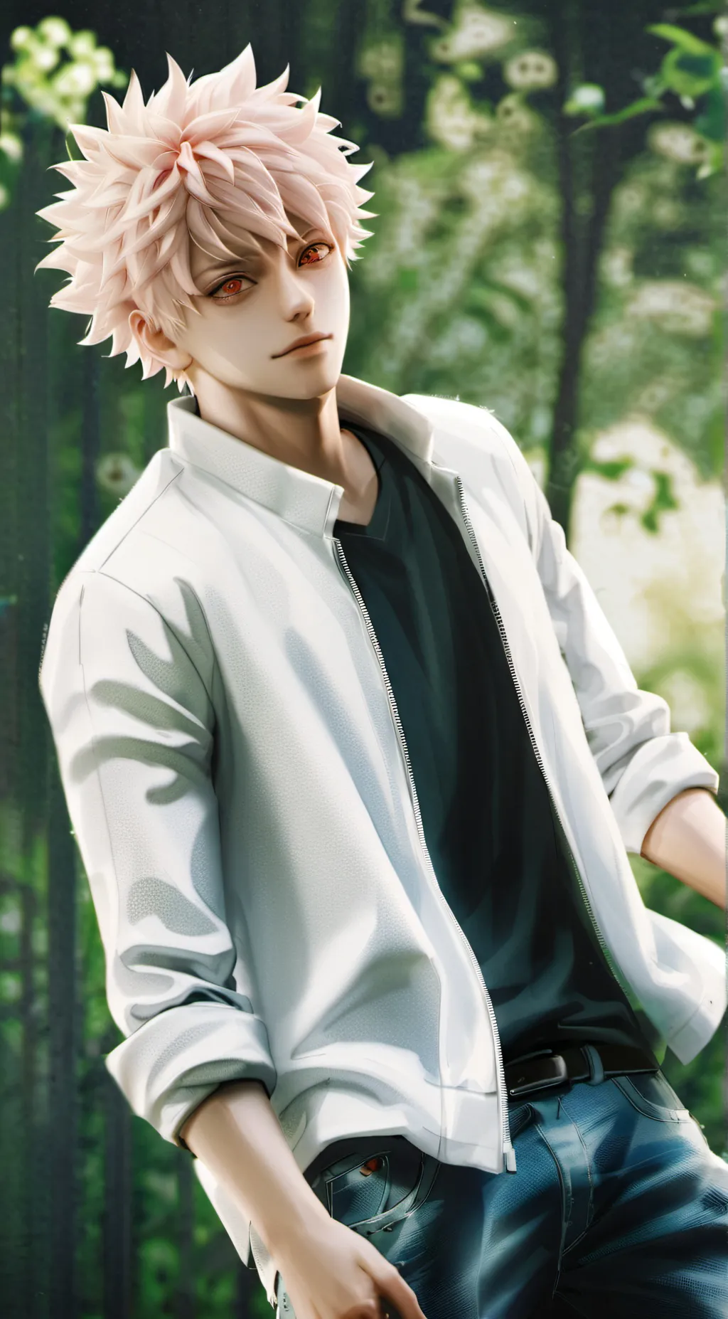 ai character: Bakugou  background