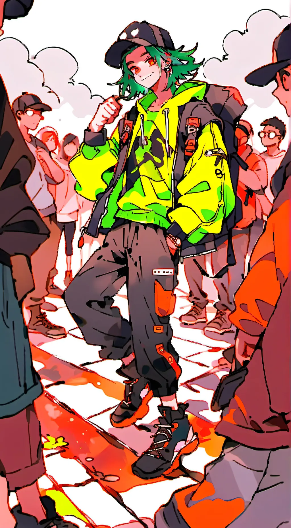 ai character: •~Hank~• background