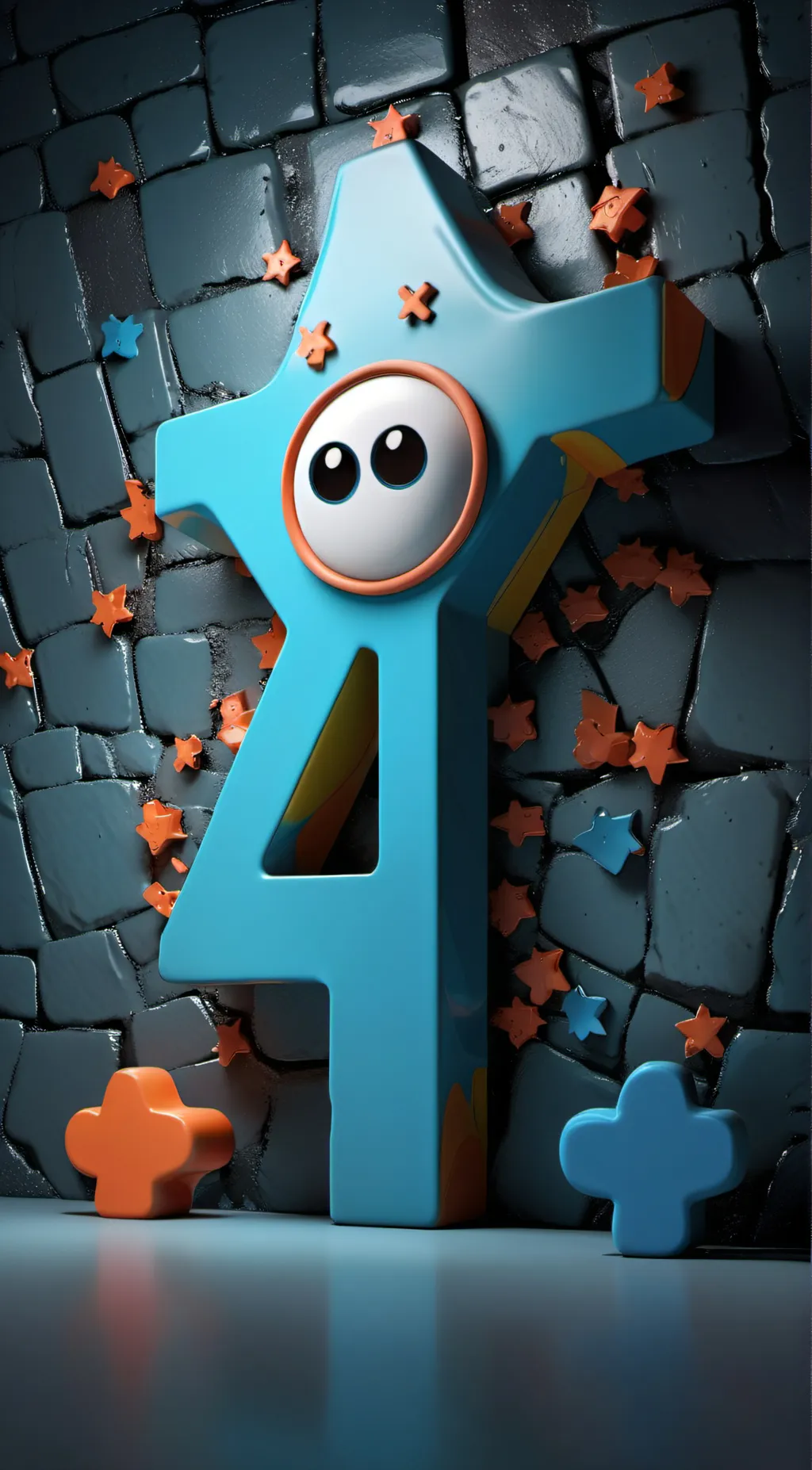 ai character: Four background