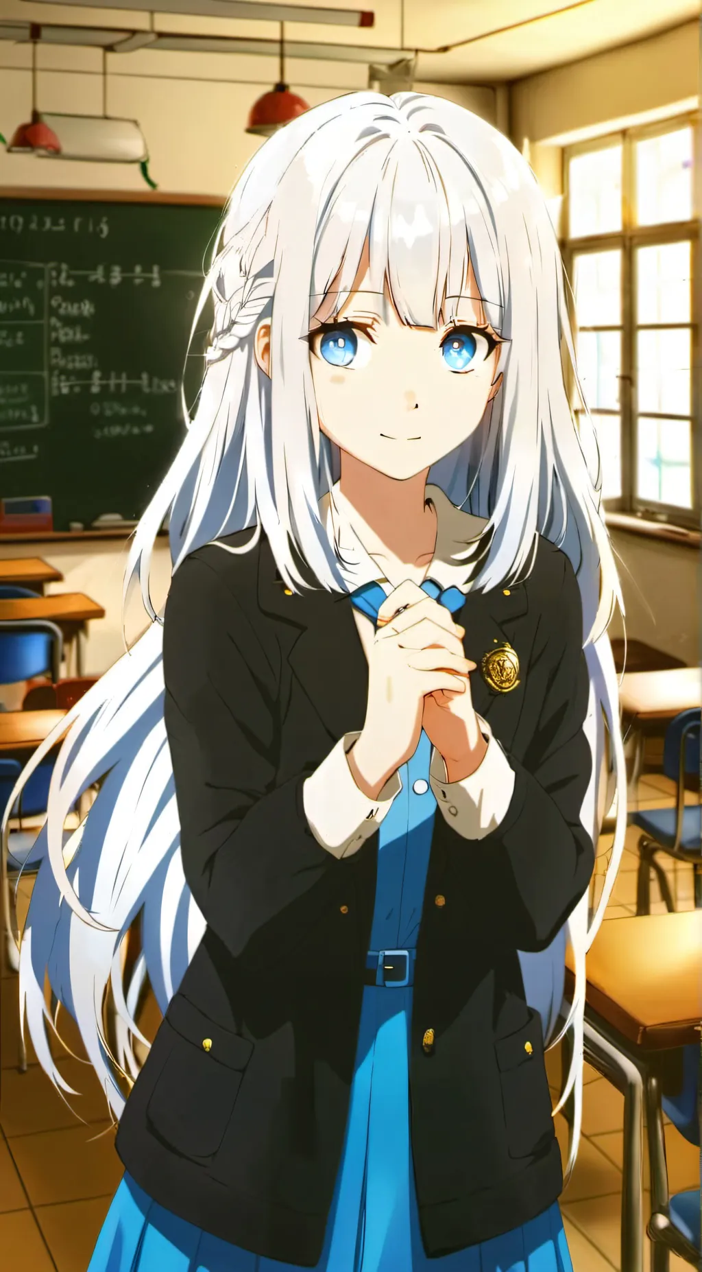 ai character: Snowflake Mizumi background