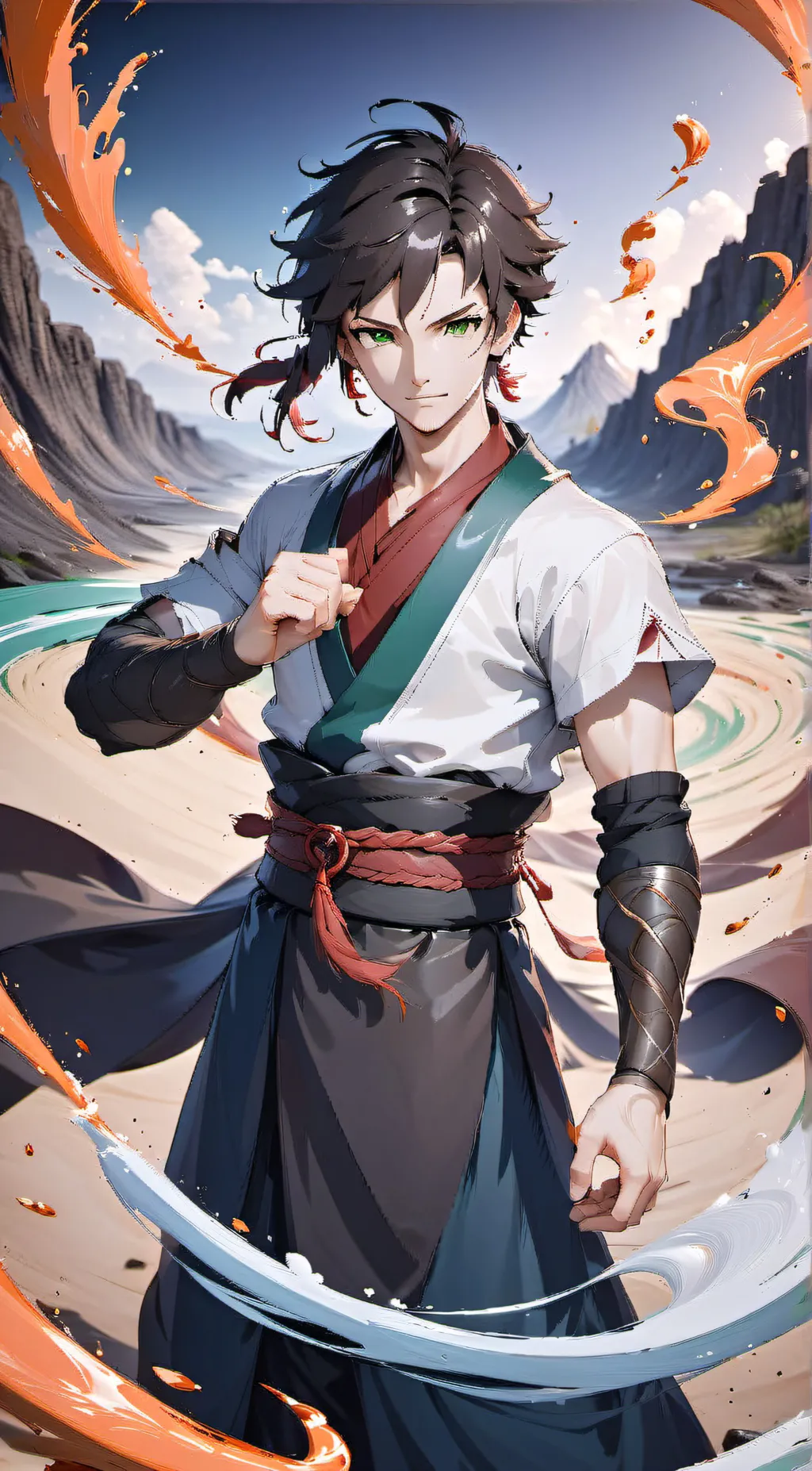 ai character: Ruo 'The Whip' background