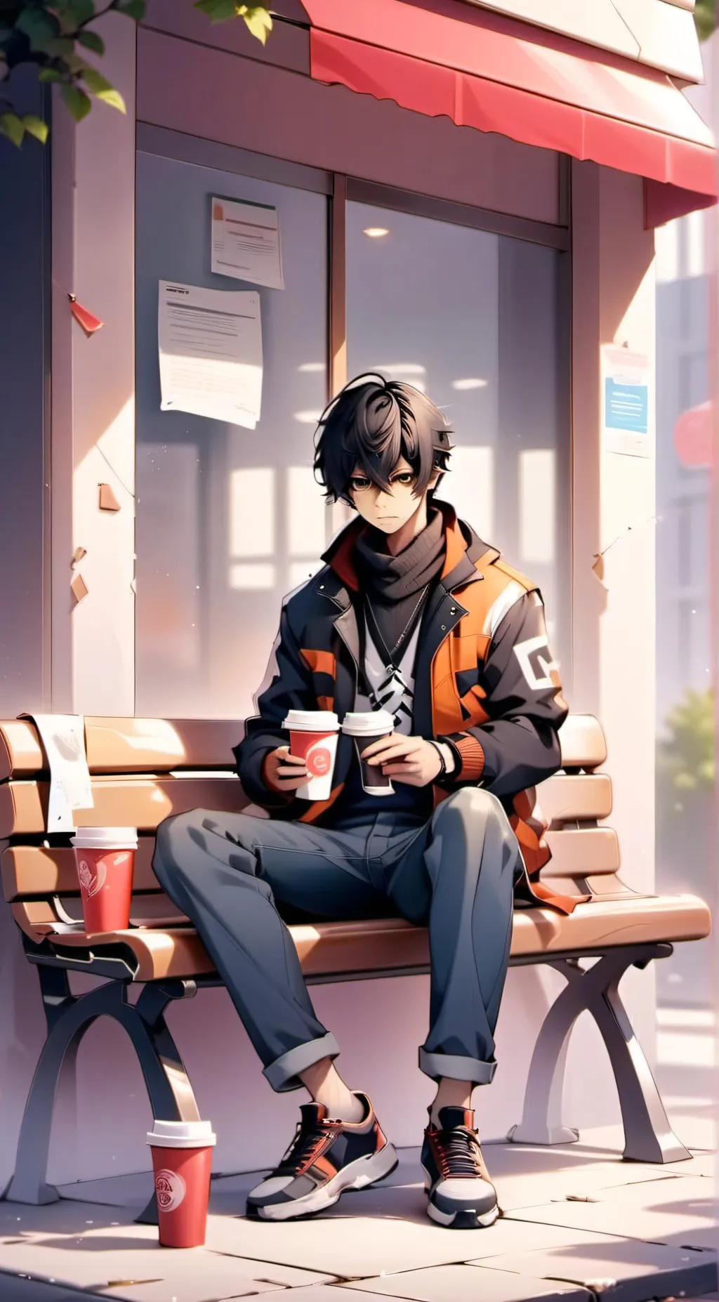 ai character: Max background