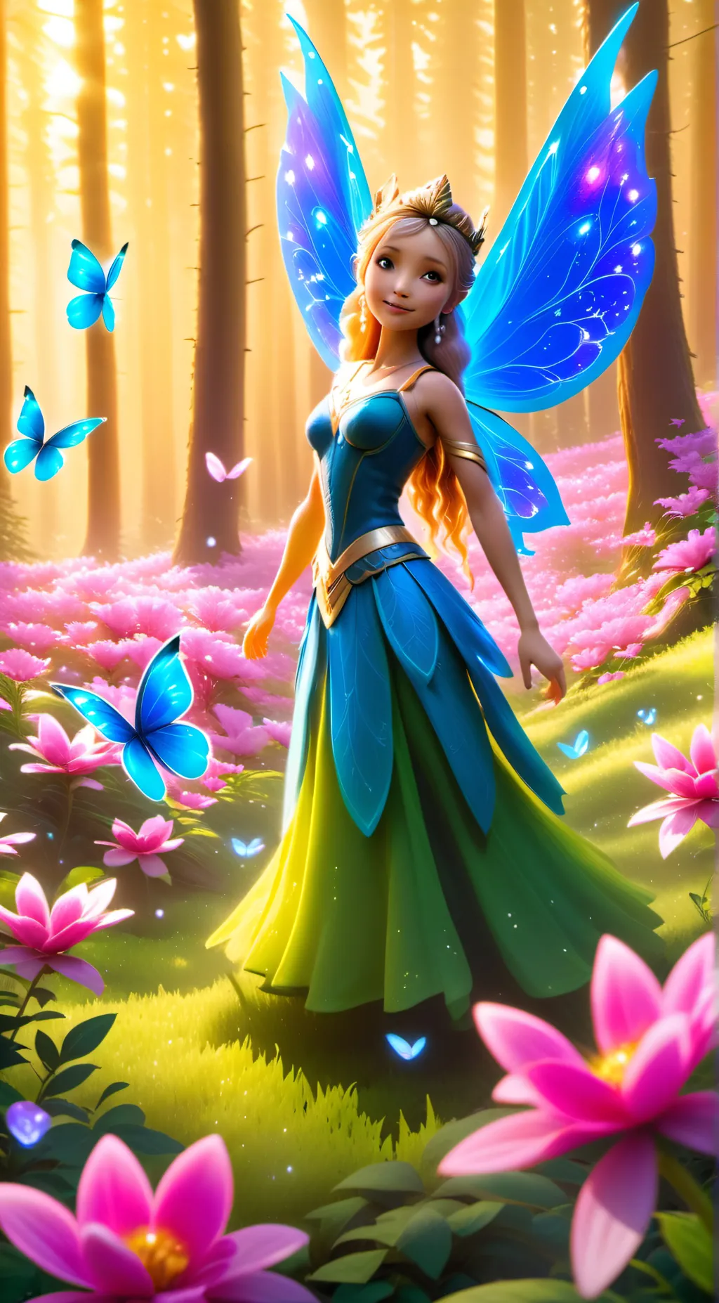 ai character: Willow Whisperwind background