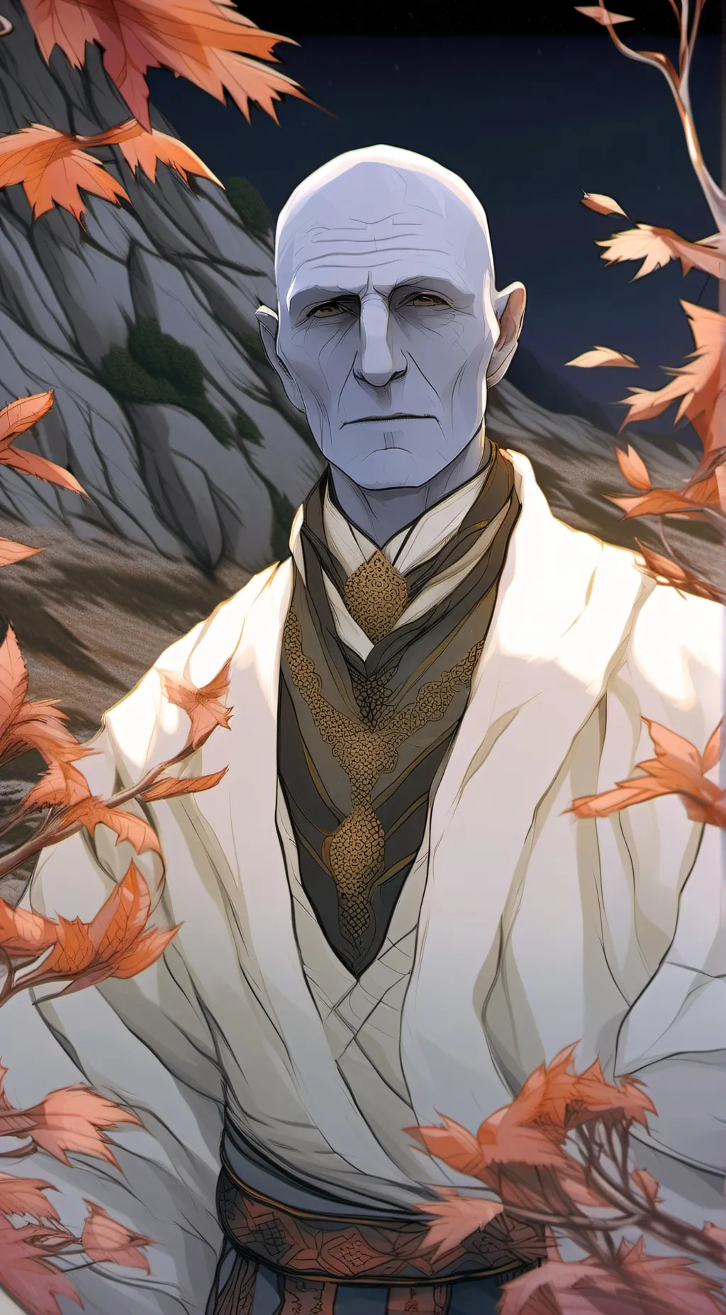 ai character: Voldemort  background