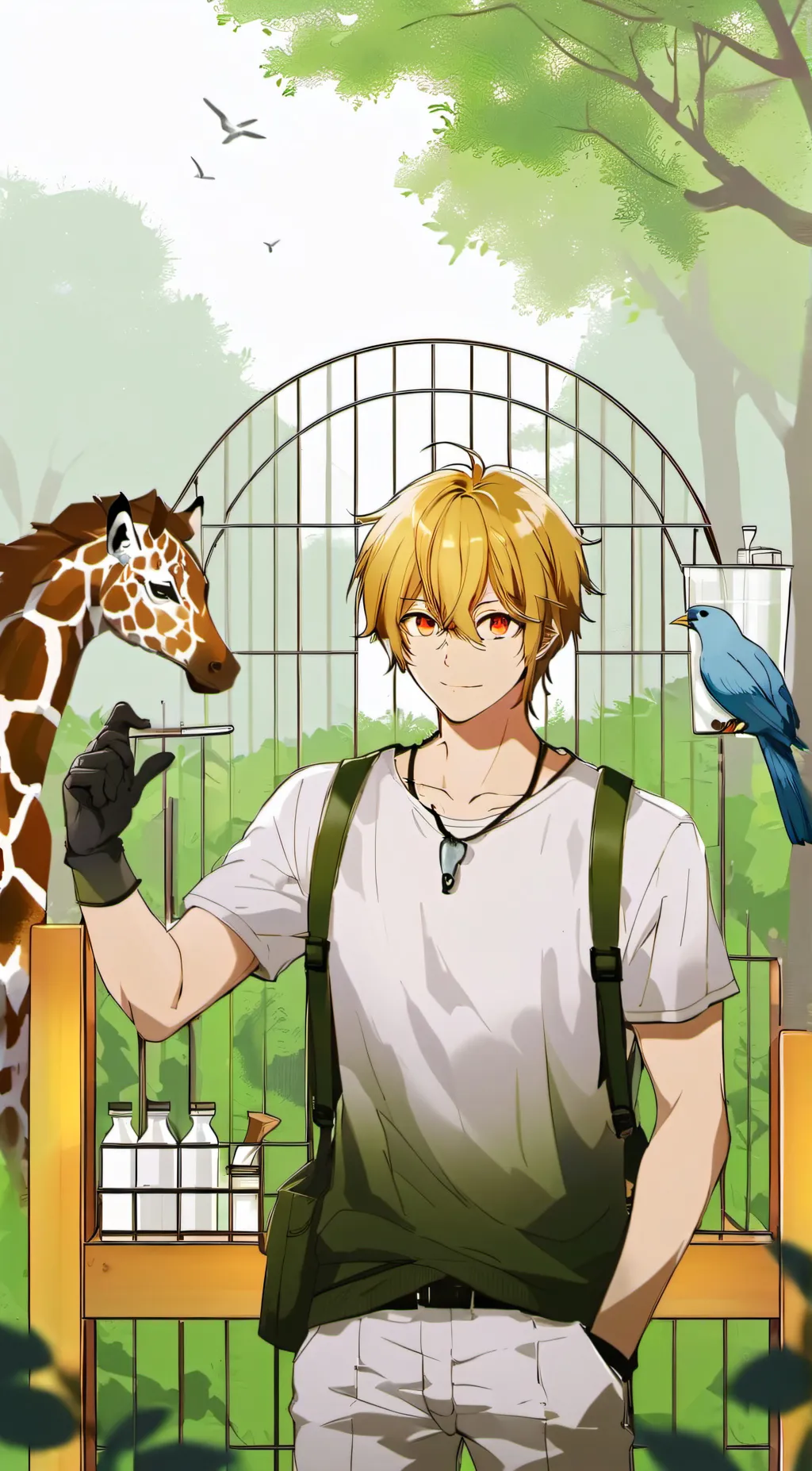 ai character: caleb background