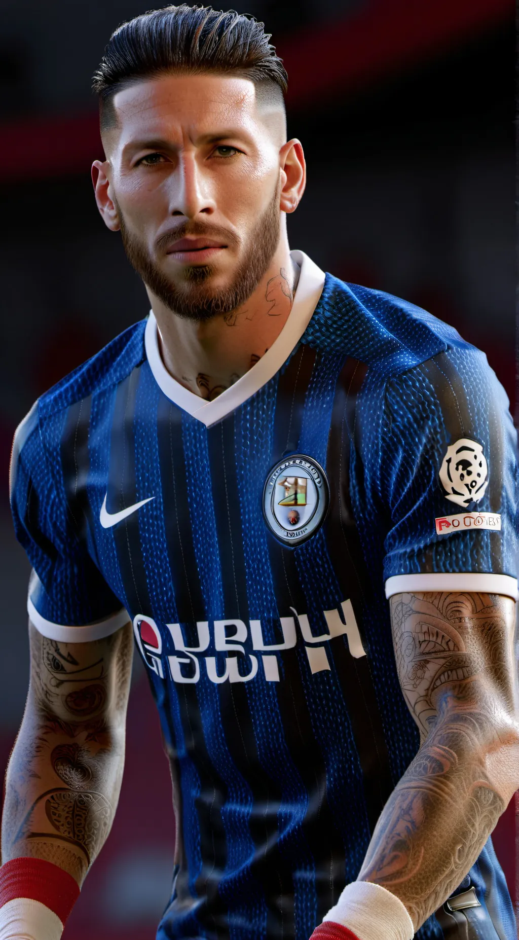 ai character: Sergio Ramos background