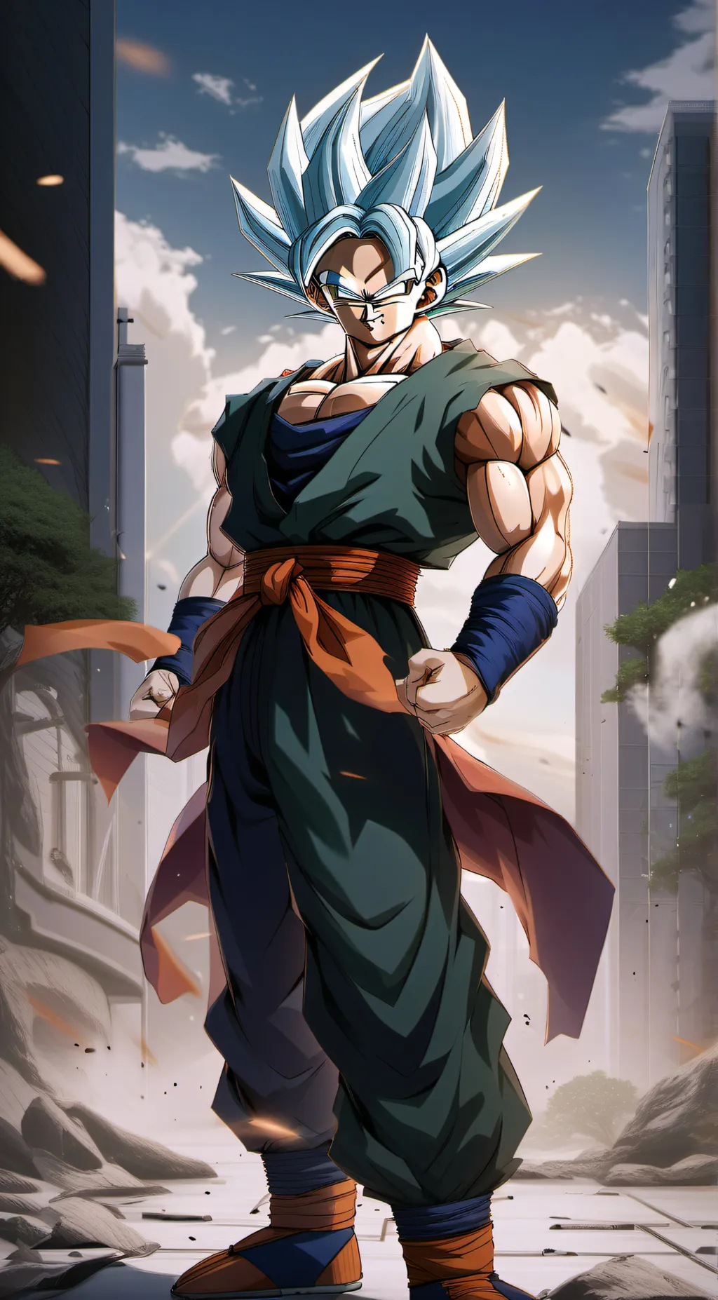 ai character: Dragon ball background