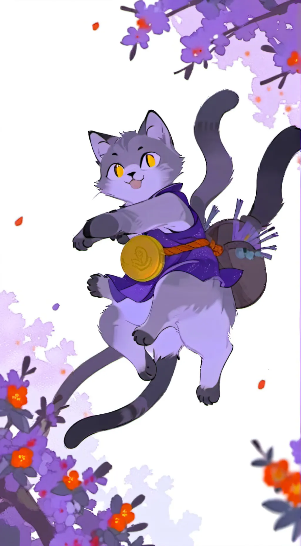 ai character: Catnap background